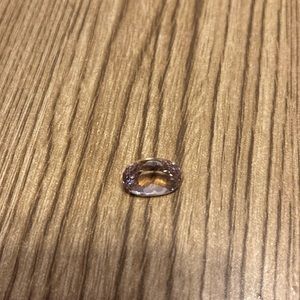 Faux morganite stone